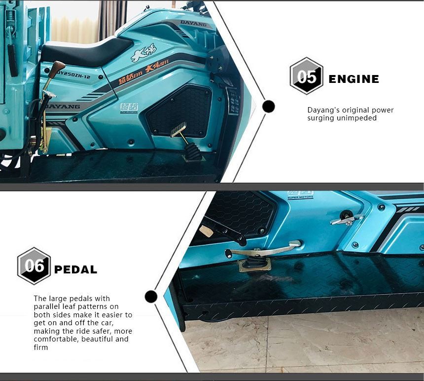 200cc Customized Cargo Motor Tricycle OEM