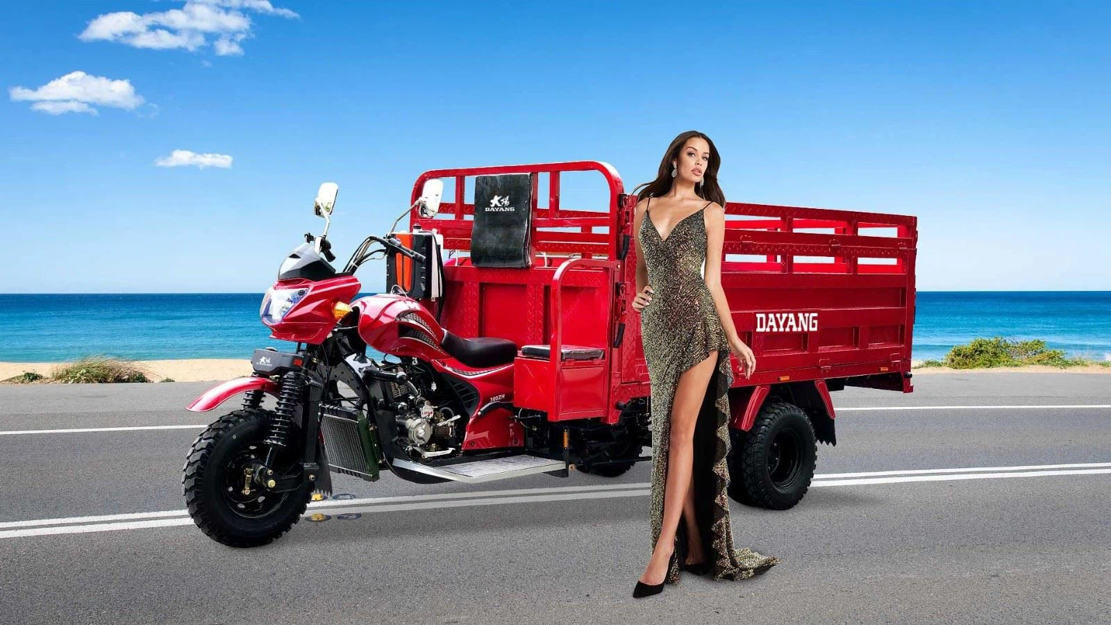 350cc big power cargo tricycles supplier