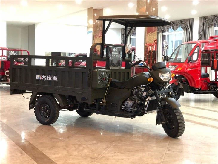 Fuel Motorized 200CC Cargo Tricycle 2021