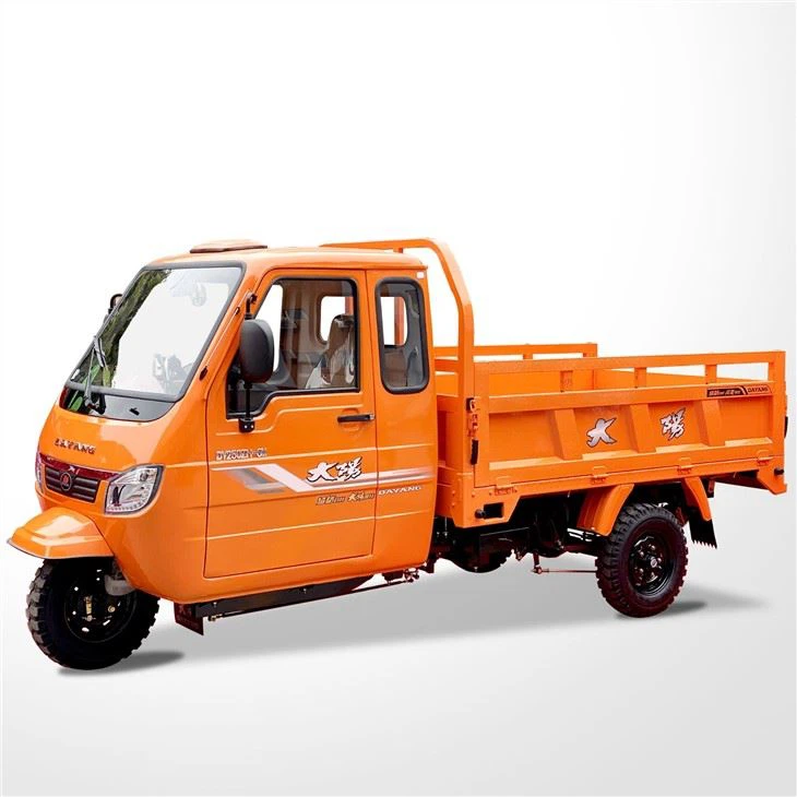 Cabin Three Wheel Motor Trike Tipper
