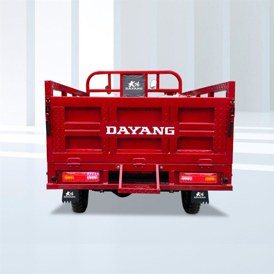 Adult Heavy Front Dump Truck Gasoline Engine Tricycle Loader Cargo Tricycle