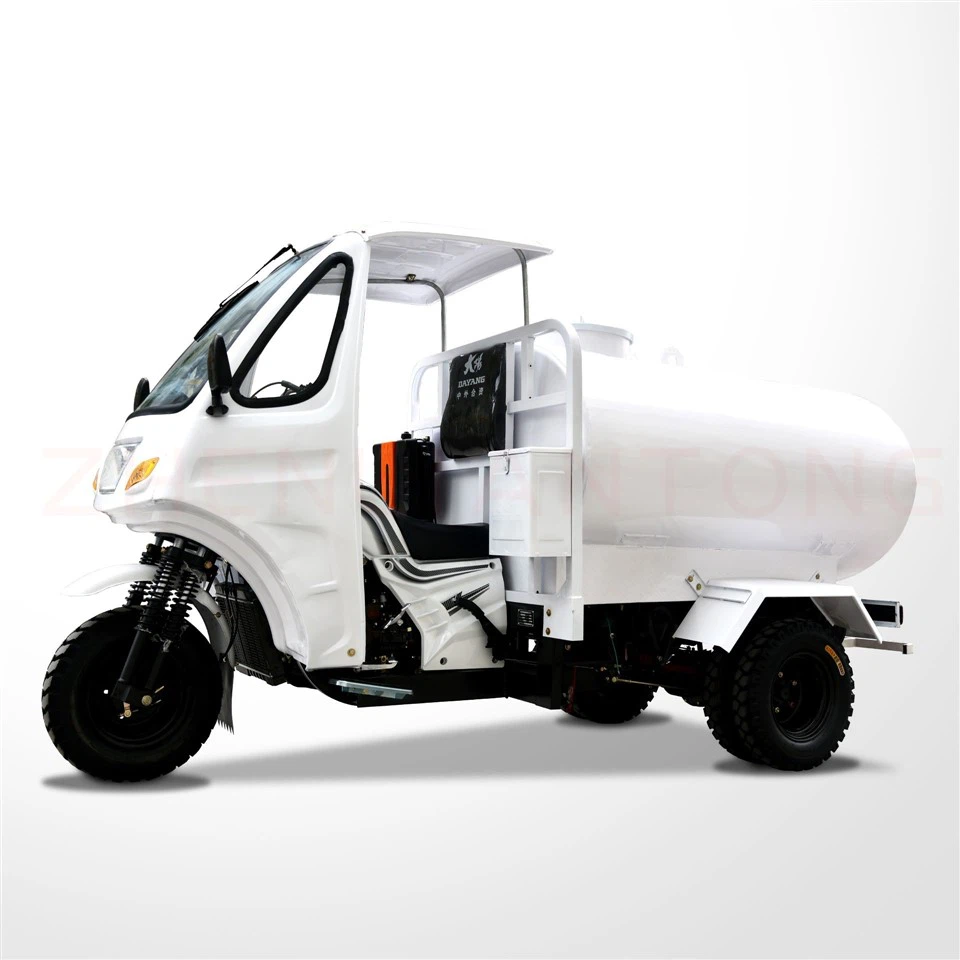 DW-4 Most Useful Good Stability 1300L 1600L 2000L 2500L Water Tank Tricycle Oil Tank Tricycle