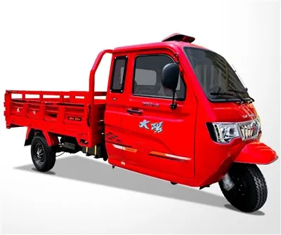 Closed Cabine Three Wheel Motorcycles Gasoline Engine Cargo Tricycle For Sale