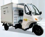 DY-B2 Big Cargo Box Semi Cabin Tricycle For Carrying Food